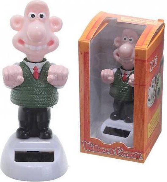 Merkloos Puckator Wallace & Gromit zonne energie figuurtje