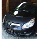 AUTO-STYLE Motorkapsteenslaghoes compatibel met Opel Corsa D 2006-2010 zwart