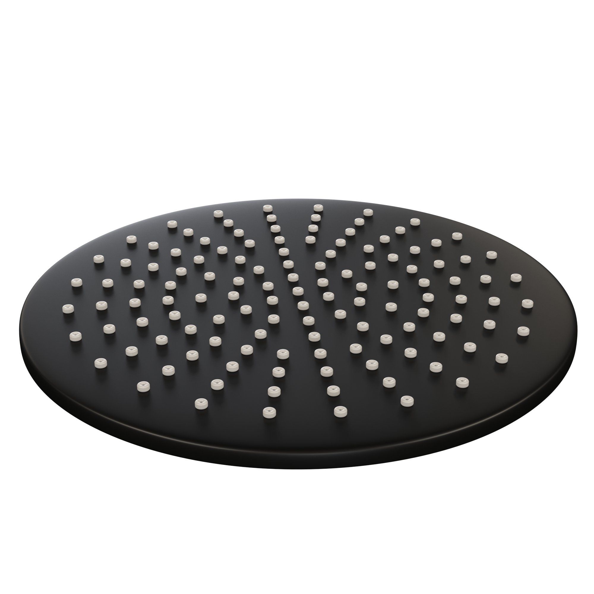 Brauer Black Edition regendouche 30cm mat zwart | Messing