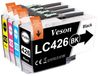 Brother LC426 Cartouches d'encre - Compatible avec Brother MFC-J Series - 1 de chaque couleur