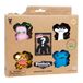 Bizak Fuggler 64110400-4 figuren 6,5 cm met verzamelposter, 44 figuren om te verzamelen, voor jongens en meisjes vanaf 4 jaar