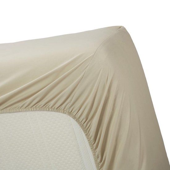 Beddinghouse Percale Katoen Topper Hoeslaken 180x210 Zand