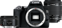 Canon EOS 250D SLR Camera Kit - 24.1MP, CMOS, 6000 x 4000 Pixels - Black