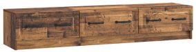 Meuble TV 147 x 34,5 x 27 cm Vieux bois Bois travaillé