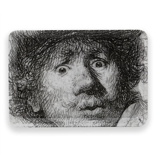 LANZFELD Dienblad Rembrandt Zelfportret met verbaasde blik