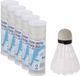 Eddy Toys Edco Eindhoven Bv Witte Badminton shuttles - 25x stuks - kunststof - 7 cm