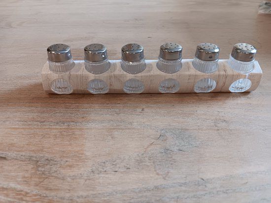 Fackelmann 6 mini strooiers peper en zout