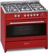 GURARI GCH E 911 R Gasfornuis - 90 cm - 121L - 8 functies - 5 branders - WOK - Natuurgas/Propaangas