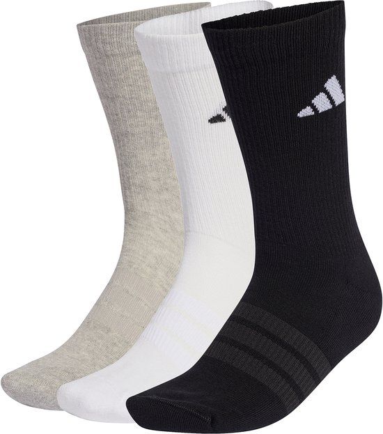 Adidas Essentials Sokken 3-Pack KC9624 Maat 40-42 Grijs Textiel Unisex