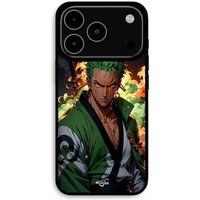 Maniacase Coque Pour iPhone 17 Pro One piece Zoro manga anime 3D art