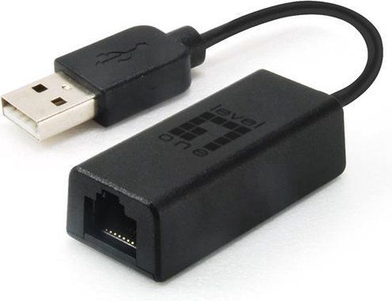 LevelOne USB-0301 - Netwerkkaart - 100 Mbit/s - Zwart