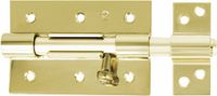 Amig Schuifslot/Plaatgrendel - Staal - 10cm - Messing - Incl. Schroeven