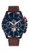Tommy Hilfiger Chronograaf Kwartshorloge Bruin Met Bruine Leren Band - 1792268