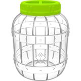 Browin 602015 multifunctioneel, dekselvat, glas voor zoutkommers, 5 l, plastic