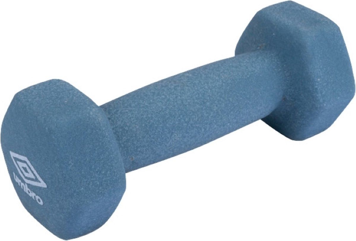 Umbro Fitness Training Gym Dumbbell 1kg - Blauw - Rubber