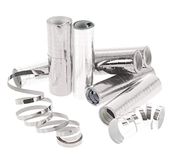 tib 15027 Streamers, Metallic Zilver, One Size