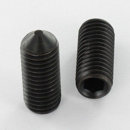 Hoenderdaal Fasteners Hoenderdaal Stelschroef M6x12 Zwart Binnenzeskant Inbus 10 Stuks