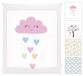 Cloudsheart Rideau enfant avec le motif Cloudsheart, 130x180 cm, semi-transparent