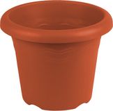 Hega Hogar Jardinière - Terre cuite - D16 x H12 cm - Plastique - Marron