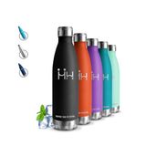 Grsta Thermosfles, 500 ml, roestvrij staal, BPA-vrij, thermosfles, lekvrij, metalen fles, houdt 12 uur warm/24 uur koud, voor school, outdoor, camping