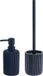 Tendance Badkamer accessoires set 2-delig - Polyresin - blauw - geribbeld - luxe set