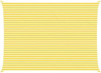 vidaXL Zonneschaduw Geel en Wit 5 x 7 m 100% Polyester Oxford