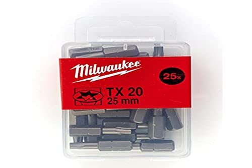 Milwaukee Ponta TX20 x 25 mm – 25 peã AS