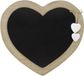 Unyqoos Yiwu Yibo Trading Co., Ltd. Memobord in hartvorm van hout, 31x29cm, zwart