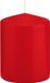 Trend Candles Cilinderkaars/stompkaars - rood - 6 x 8 cm - 29 branduren - met brandvertragende folie