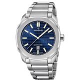 Candino C4754/2 Polshorloge Heren Blauw Staal Saffierglas 10 ATM