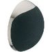 Häfele Butoir de porte mural Butoir de porte autocollant modèle SKYO, caoutchouc noir