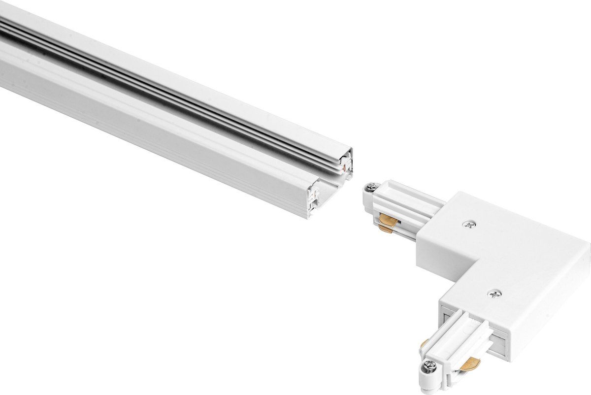 Ledvance TRACKLIGHT 9-Â° hoekconnector - Wit - Aluminium