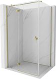 Mexen Mist-H T cabine de douche porte battante gauche 105 x 90 cm, transparent, or
