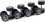 Muscle Power Ronde Rubber Dumbbell Set - 8 x 22,5-30 kg logo