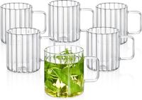 Wilmax Glas met Handvat - 550 ml - Set van 6