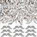 200 pièces Argent Antique Aile d'ange perles d'espacement