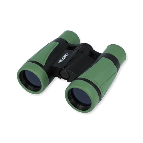 Carson Kids Hawk verrekijker voor kinderen 30 mm lens | educatief gereedschap - outdoor-avonturen - wild en natuur kijken, vogels kijken, kamperen, wandelen (HU-530)