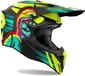 Airoh Wraaap Cyber Geel Matt Casque tout-terrain - Taille XS