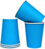 KURTT 200x Tasses à café à emporter (extra solides) - Bleu - 8oz/200ml