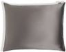 Dore & Rose Zijden Kussensloop 50x60 - Silk Pillowcase - Gemaakt Van De hoogste Kwaliteit 23 Momme Moerbeizijde - Premium Kussensloop Geschikt Voor Ieder Huidtype - Grijs