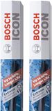 Bosch Icon 24A17A Premium ruitenwisserbladen voor bestuurders- en passagierszijde, 2 stuks, combi-pack (24A en 17A)