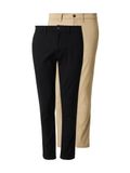 JACK & JONES Chino 'JJIMarco Dave' sand / zwart