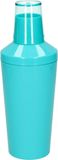 Plasticforte Cocktailshaker - kunststof - neon blauw - 500 ml - 22 cm hoog - Cocktails maken