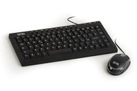LINK LKTAST04 + LKMOS04 - Mini-toetsenbord Italiaans Multimedia USB + Mini Optische Muis USB 3 Toetsen Zwart