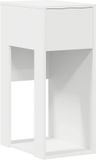 vidaXL Computertorenstandaard met lade, wit, 30 x 44 x 74 cm