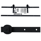 Waelbers Hangrolset recht met rail in 2 gedeelten (2000mm)