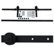 Waelbers Hangrolset recht met rail in 2 gedeelten (2000mm)