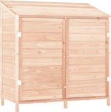 vidaXL Tuinschuur 102x52x112 cm massief vurenhout