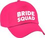 Bellatio Decorations 1x Roze vrijgezellenfeest petje Bride Squad dames