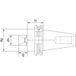Fortis Fp - Mandrin universel DIN69871AD SK50 40mm